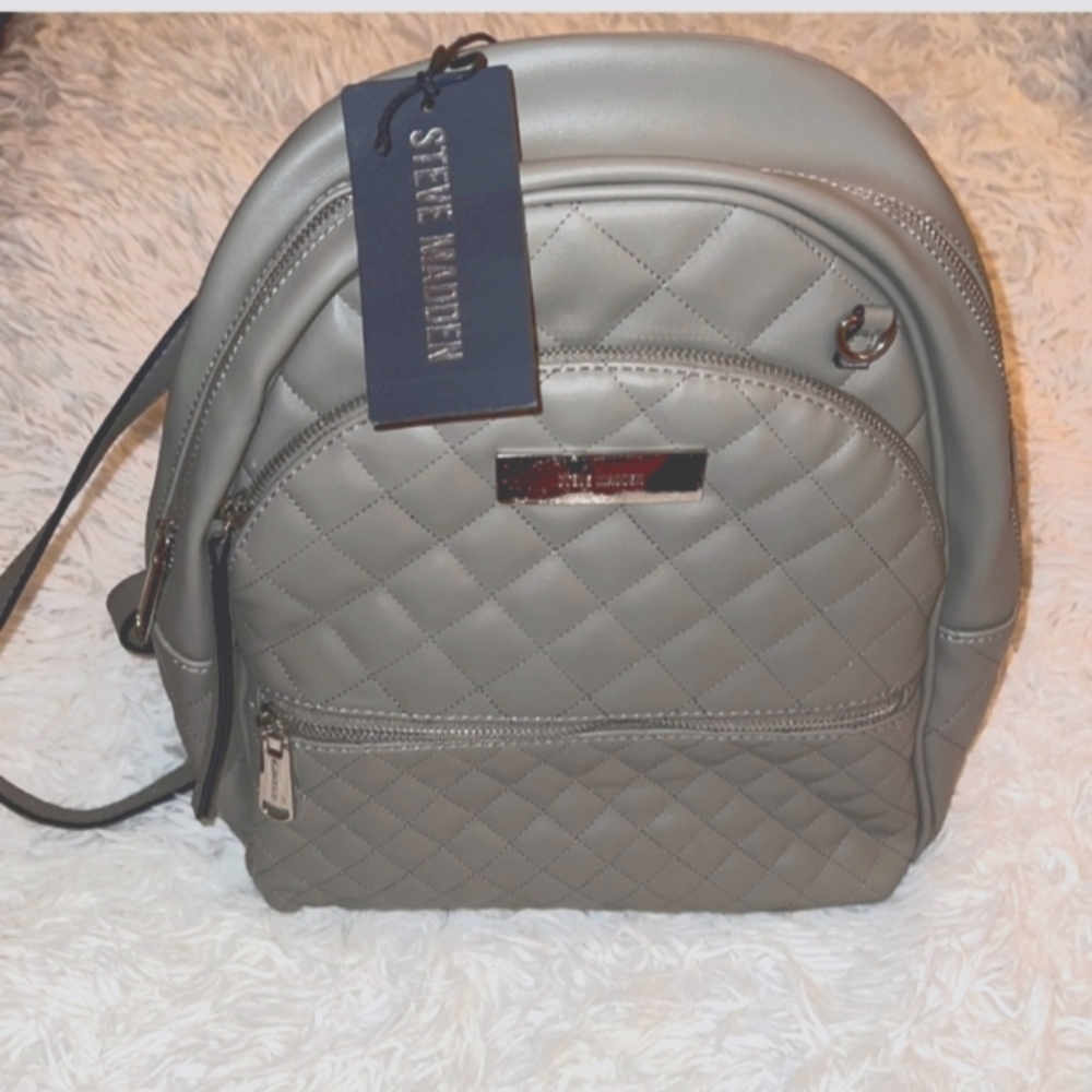 COPY - Steve Madden |nwt| Gray Mini Backpack